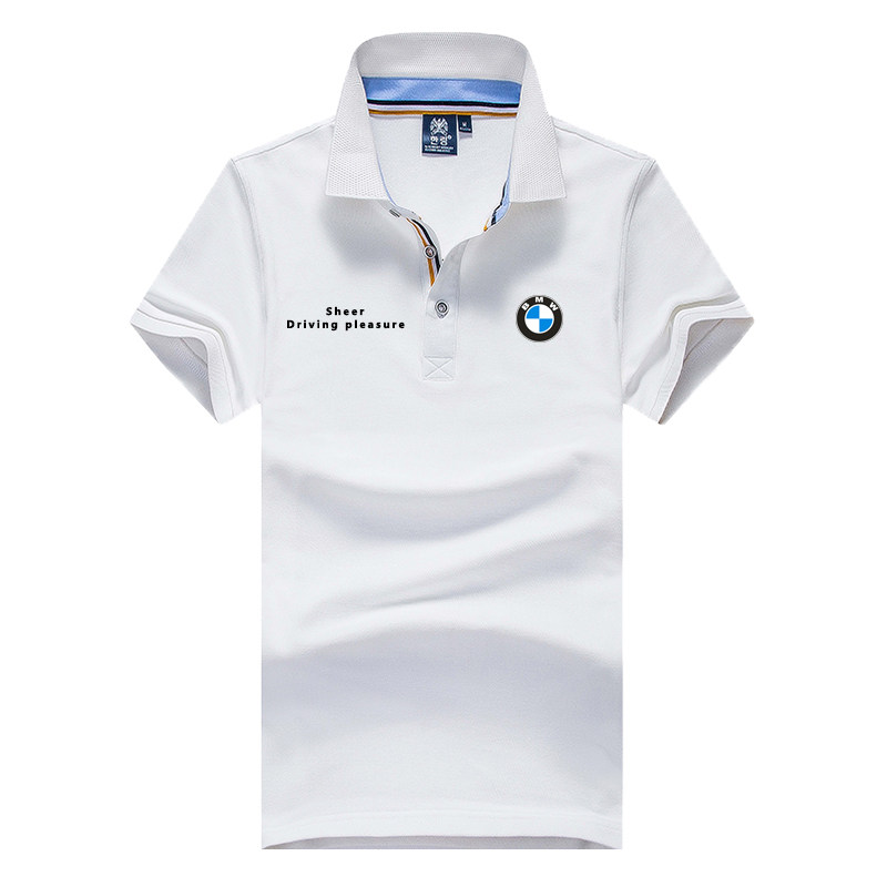 polo衫定制翻领短袖宝马BMW工服