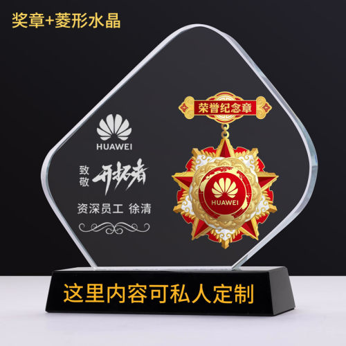 企业奖牌十周年纪念荣誉勋章