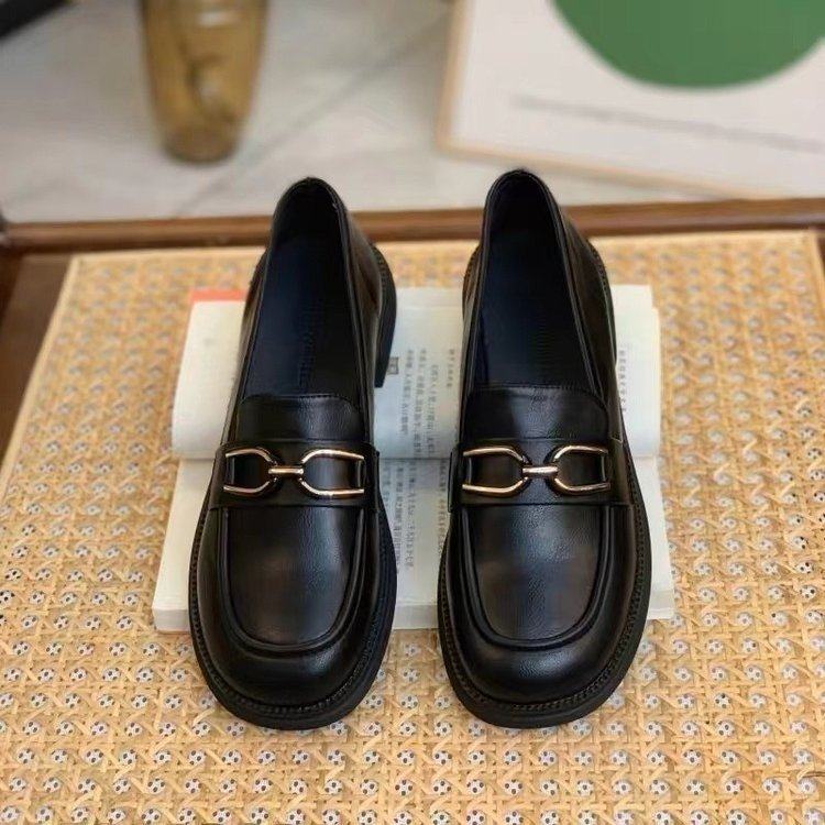 断码清仓品牌鞋真皮小皮鞋女鞋平底软底黑色一脚蹬乐福鞋平底单鞋,女鞋,深口单鞋,淘宝优惠券,粉丝福利购,淘宝优惠卷