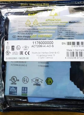 魏德米勒ACT20M-AI-AO-S ACT20M系列 直流信号变送器 1176000000