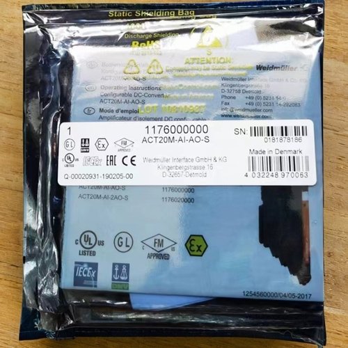 魏德米勒ACT20M-AI-AO-S ACT20M系列 直流信号变送器 1176000000