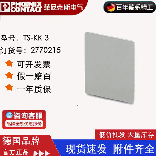 菲尼克斯 Phoenix 隔板 TS-KK 3 订货号2770215 原装正品