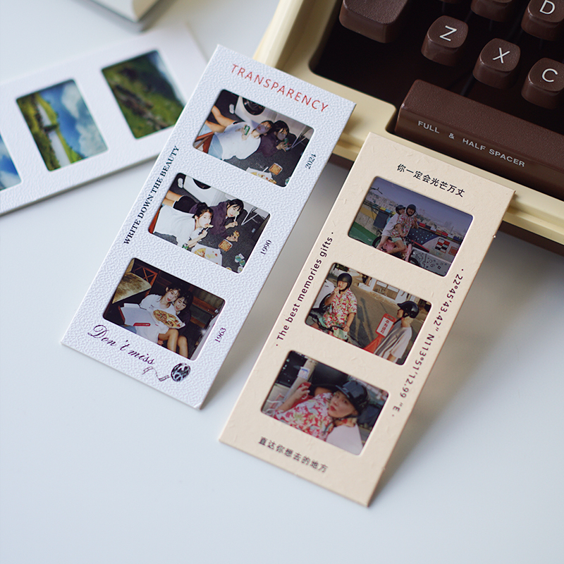 定制三联反转张照片礼物礼物书签
