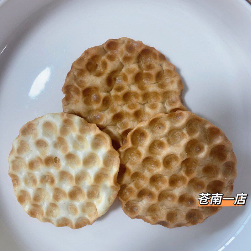 海玉石头饼原味五谷红糖味烤石子馍片糖尿K人休闲零食小吃早餐香