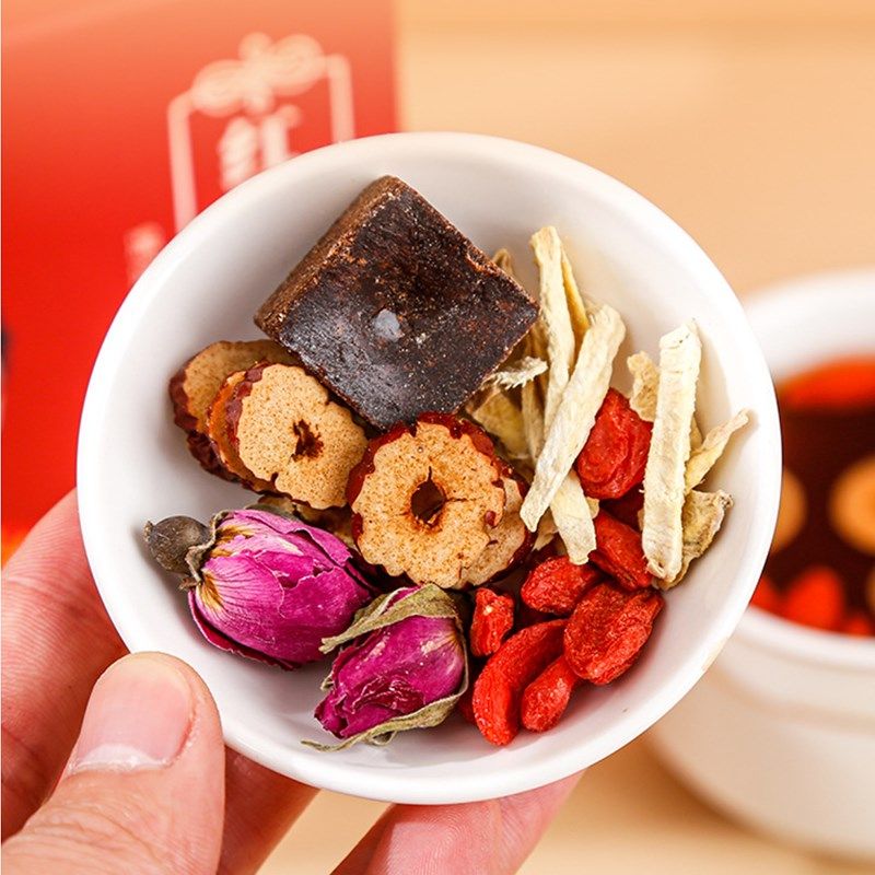 泷御堂红糖姜枣茶15gq*10袋免煮红枣枸杞桂圆姜丝玫瑰大姨妈养生