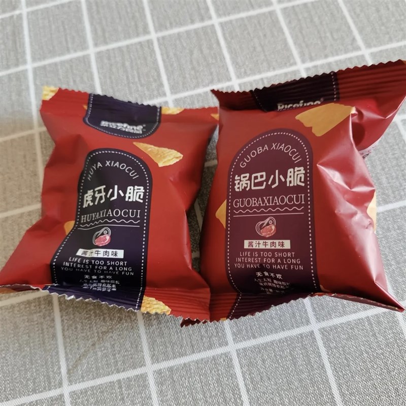 米立方锅巴虎牙嗨脆角尖角妙脆角酱汁G牛肉味海底捞休闲火锅小零