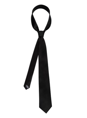 日系JK/DK领带经典黑色100%真丝日系领带  8CM宽  男/女通用学生