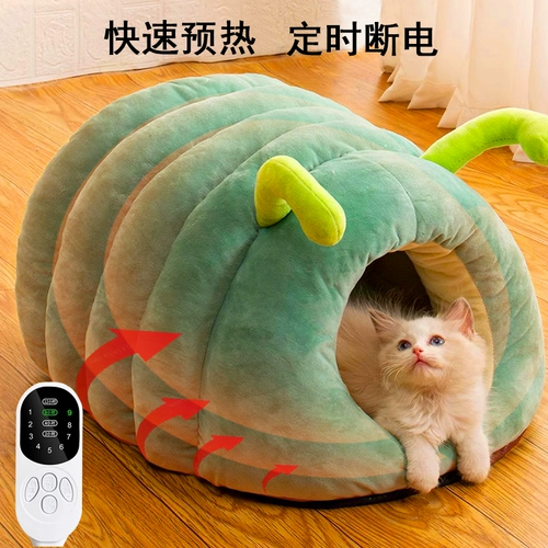 Cat West Hermore Теплый циклуатрам отопление электрическое отопление погребение куриное куриное кошачье ложе закрытого типа и густой кошачий дом