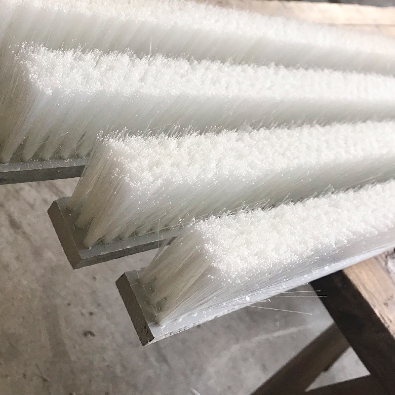 厂家货源 工业机械除尘PVC刷 机械档灰尘板刷 密封尼龙丝工业毛刷