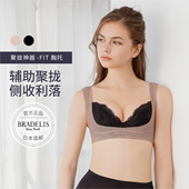 york收副乳上衣聚拢侧收防下垂短款 bradelis new 美背心女薄胸托