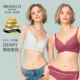 轻羽杯bradelis new york日本HOT小胸聚拢文胸无钢圈光面调整内衣