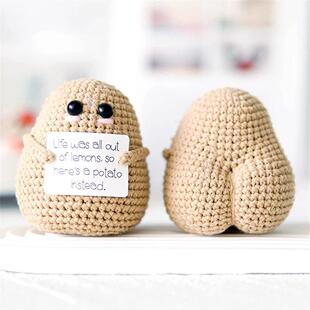 Personalized Big Butt Potato Cute Crochet Positive Potato