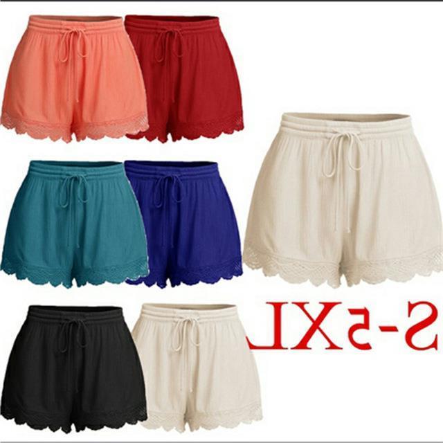 summer beach ladies shorts for women loose pants短裤女宽松夏