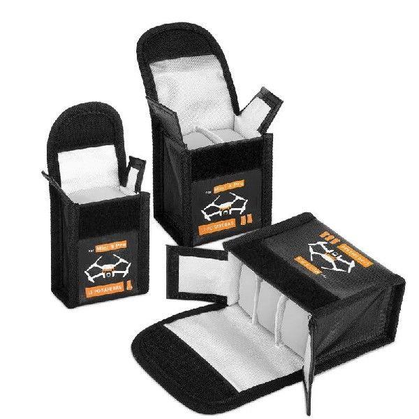 For DJI Mini 3 Pro Mini 4 Pro Drone LiPo Battery Safe Bag