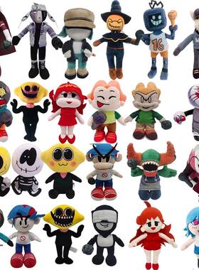 Anime Friday Night Funkin Plush Toy Cute Spooky Month Skid P