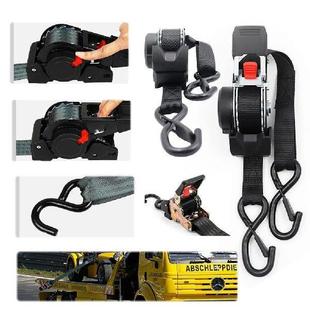 Retractable Ratchet Strap Auto Self Retracting Tie Down