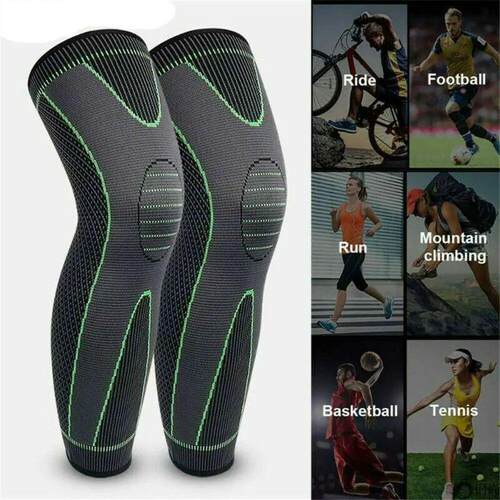 Knee Support Brace Compression Long Full Legs Sleeve Arthrit
