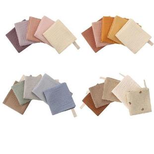 Gauze Cotton Baby 5PCS Wipe Absorbent Towels Face Soft