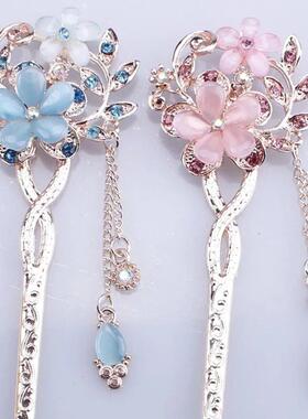 Vintage Chinese Traditional Flower Hairpin Classic Hair Ele