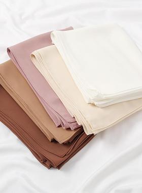 Solid color jumbled chiffon long chiffon scarf women new