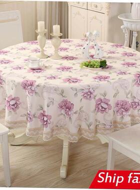 220cm PVC round table cloth cover tablecloth waterproof