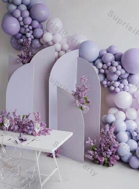 Double Matte Lilac Balloons Garland Arch DIY Wedding Decorat