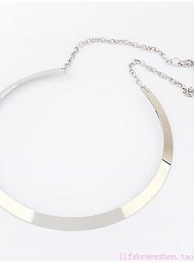 women necklace ring accessories jewelry 时尚女项链铁环