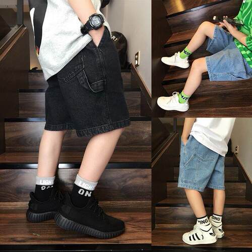 Boys Pants Children All-match Five-point Pant Hip-hop nd Kid