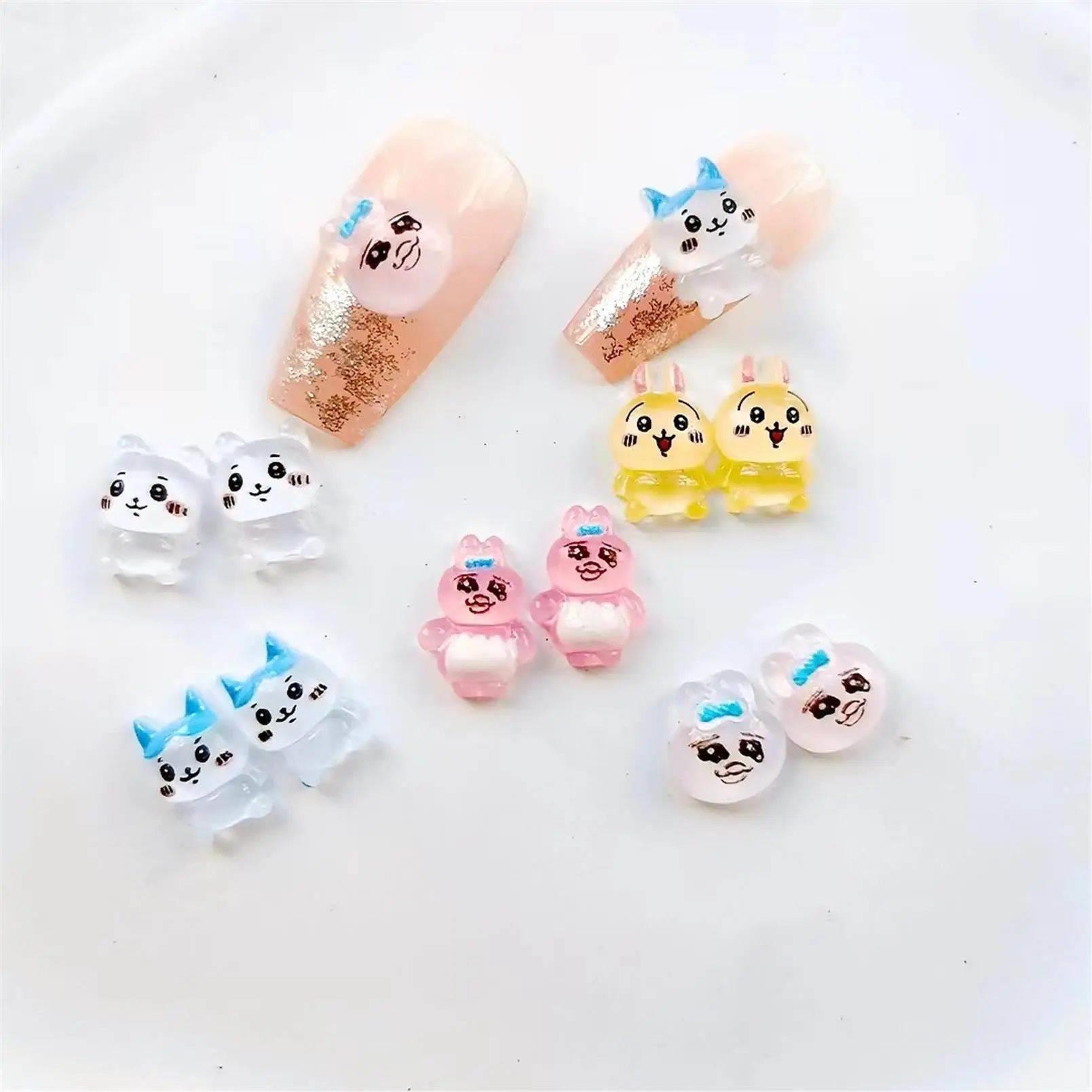 100-500pieces 8-12mm diy japan cute cartoon animal flat cab0