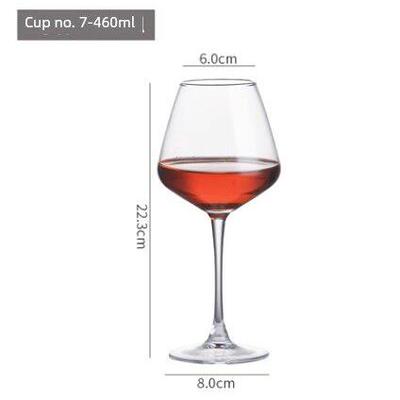 1祇白葡萄酒杯，钻石水晶波尔多R杯