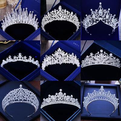 Diverse Silver Gold Color Crystal Crowns Bride tiara Fashion