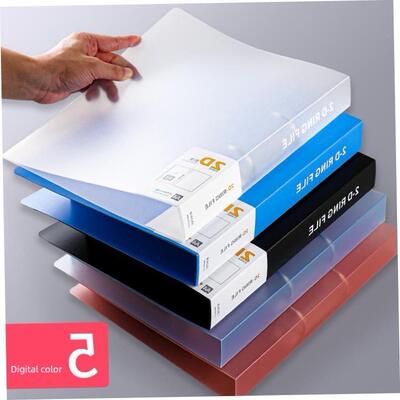 2 ring binder活页夹 a4 3 holes folder夹 looseleaf file文件夹