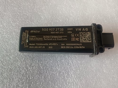 5Q0907273B/273F新帕途昂威然迈腾B8CC探岳揽境胎压监测模块电脑