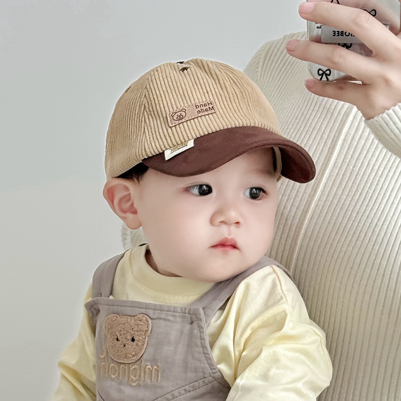 婴儿帽子春秋季新款小童鸭舌帽秋冬男女宝宝韩版潮儿童遮阳棒球帽