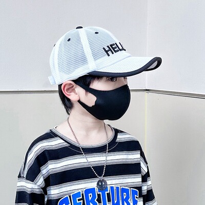 棒球帽宽檐HELLO儿童遮阳棒球帽