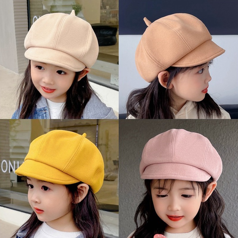 儿童贝雷帽秋冬时尚洋气韩版女童八角蓓蕾帽鸭舌男宝宝画家南瓜帽,童装/婴儿装/亲子装,帽子,淘宝优惠券,粉丝福利购,淘宝优惠卷
