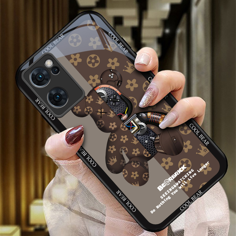 适用oppoReno7se手机壳PFCM00手机套OPPO的保护套5G新款Reno7se防摔硅胶男女款玻璃可爱软壳硬壳高级超薄全包