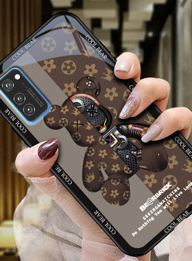 适用于荣耀V30手机壳OXF-AN00华为honor手机套的保护套新款防摔软壳硅胶男女款玻璃网红硬壳高级可爱超薄全包