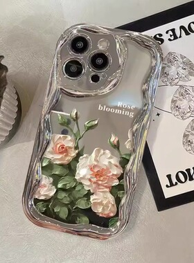 适用Realme真我手机壳V50/v30/v23/v20/v15/v13/v11/s/t/i新款玫瑰100软壳硅胶套OPPO男女款5G全包卡通薄