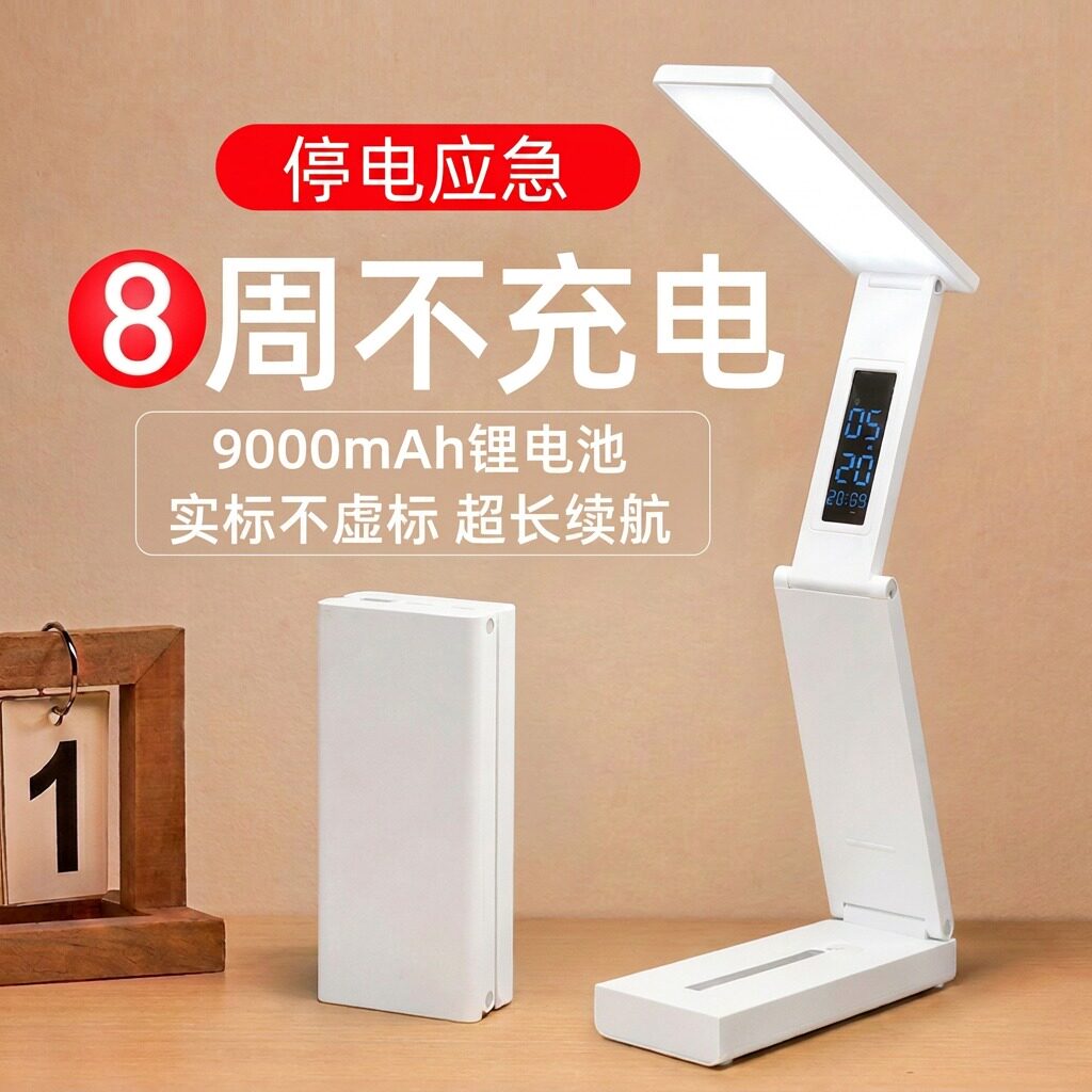 眼护士超长续航折叠便携充电台灯
