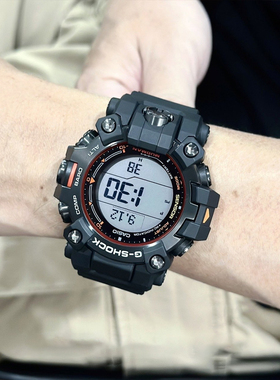 卡西欧二代泥人GSHOCK救援色太阳能电波多功能手表男GW-9500MEC-1