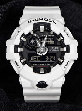 卡西欧手表男G-SHOCK星球大战白色石英表GA-110RG/400/700-7A