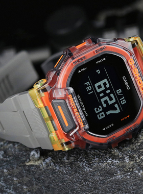 casio卡西欧蓝牙连接计步训练功能户外运动男表GBD-200SM-1A6/1A5