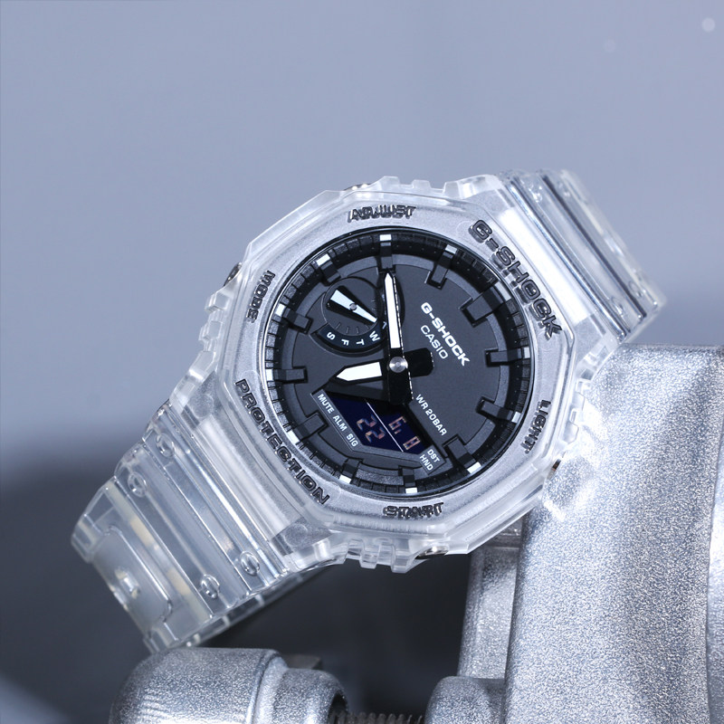 卡西欧g-shock手表男女半透明农家橡树ga-700ske/2100ske/110ske