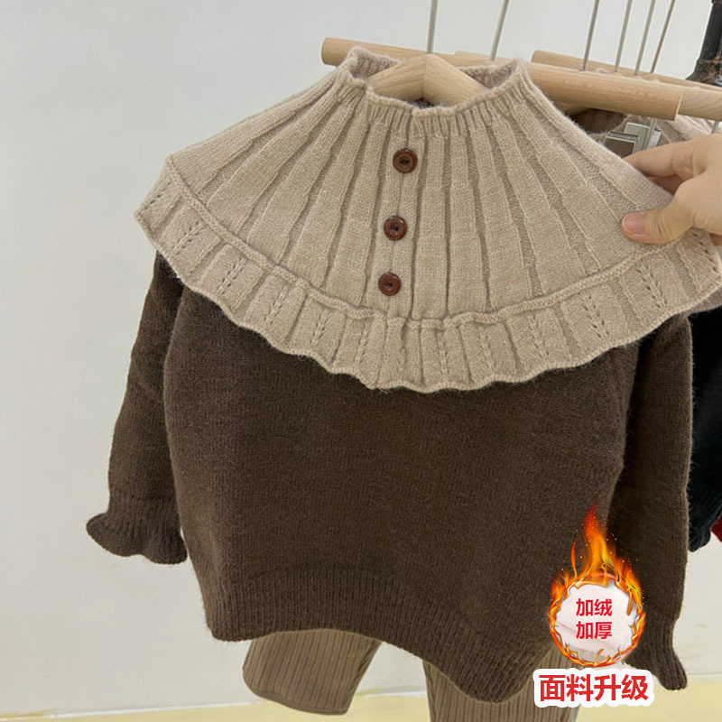 毛衣女童针织衫毛衣韩版