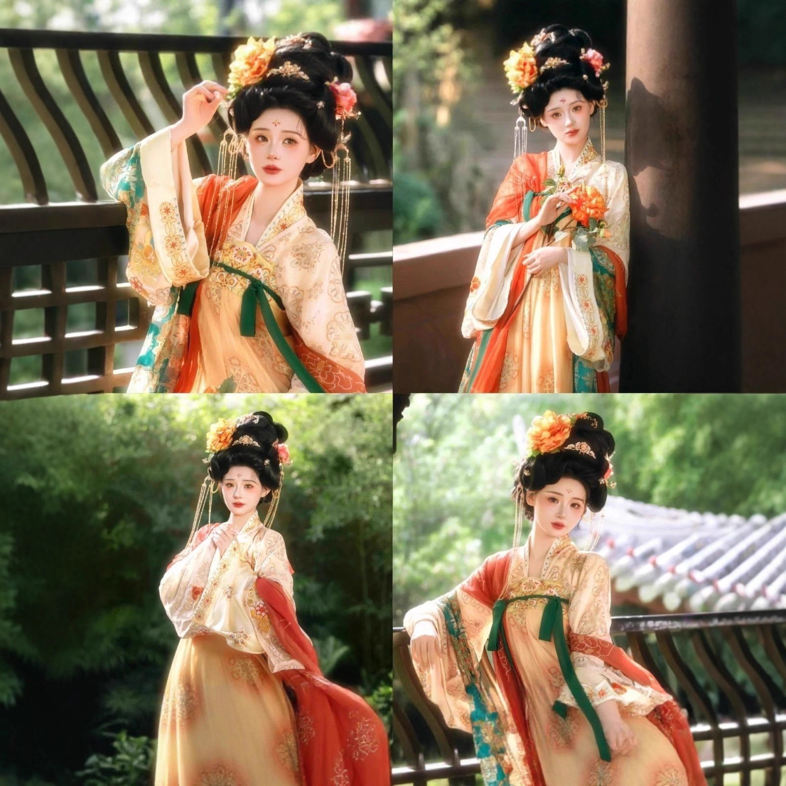 新款汉服〈盛唐少主〉复原唐制刺绣齐胸套装春夏日常破裙古装图片