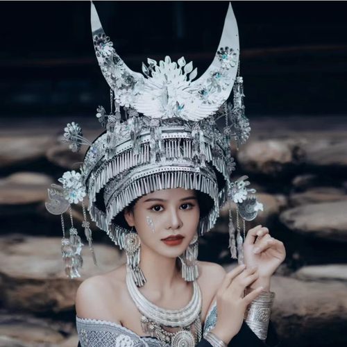 旅拍网红复古民族风苗疆头饰
