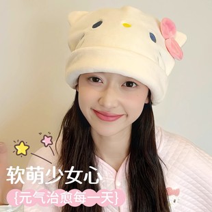 月子帽子产后秋冬季睡觉专用帽可戴月子发带女冬天产妇额头防风带