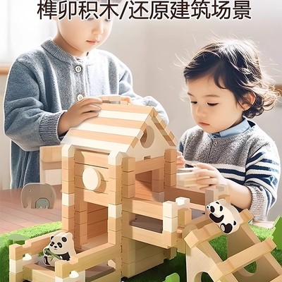 儿童积木益智拼装玩具开发智力