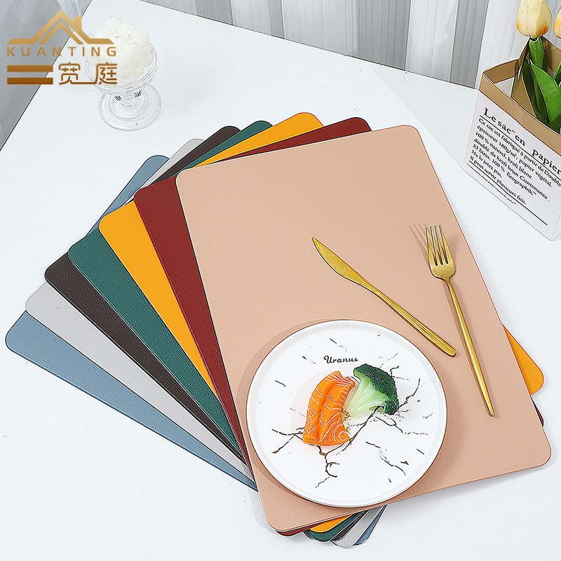 皮革餐垫家用防水防油